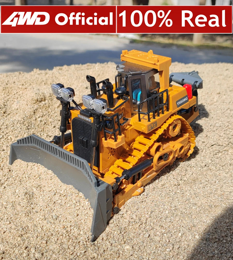 4WD Remote Control Bulldozer | 1:20 Scale | Construction Vehicle