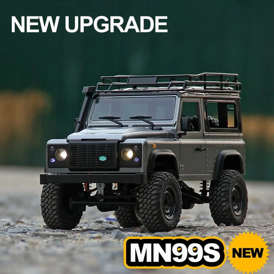 Land Rover Defender 90 RC Off-Road Truck | 1:12 Scale | Climbing Crawler With Lights