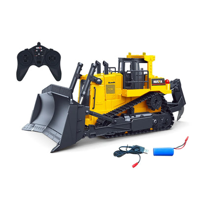 HUINA 1554 RC Bulldozer | 1:16 Scale |  2.4G Remote Control Vehicle